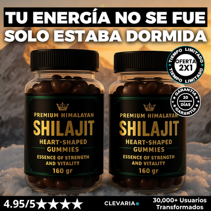 Gomas de Shilajit | Oferta 2x1 POR TIEMPO LIMITADO